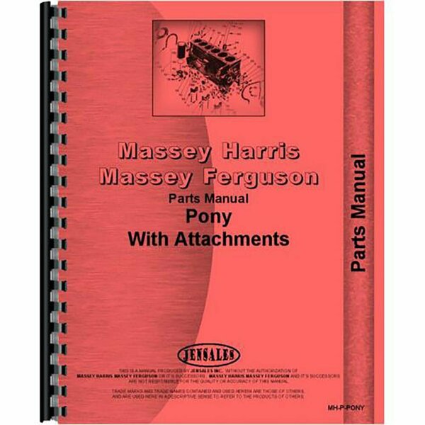 Aftermarket Tractor Parts Manual Fits Massey Harris for Pony RAP79068